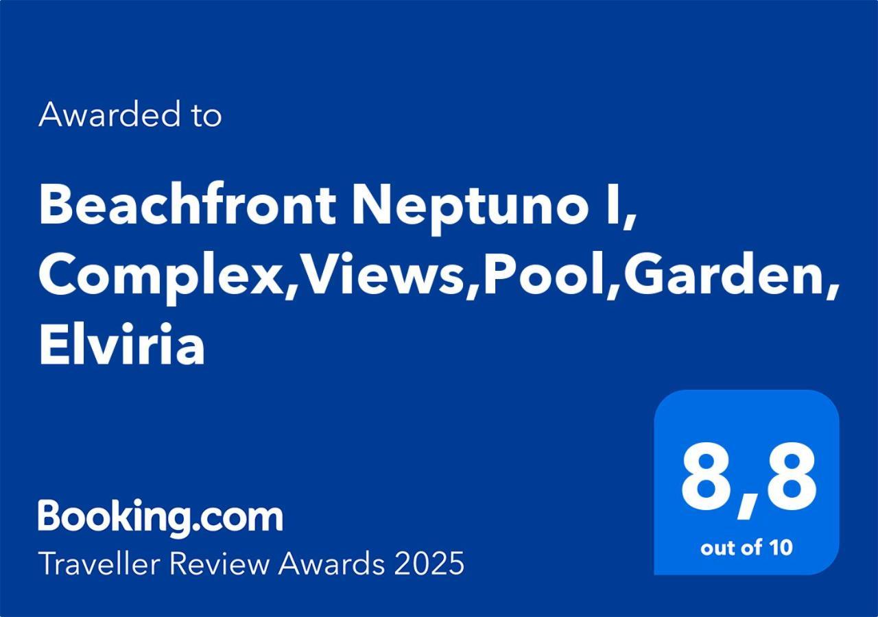 Beachfront Neptuno I, Complex,Views,Pool,Garden, Elviria Марбелья Экстерьер фото